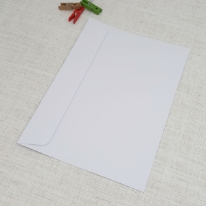 White Envelopes Rectangle Flap C5 120gsm