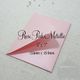 Rose Pink Metallic 5×7 Envelopes Diamond Flap
