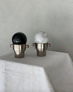 White howlite sphere - My Exhibition