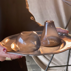 Products: Handmade glass bud vases + dishes - My Exhibition