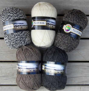 8 Ply Dk Pure Wool: 8ply, New Zealand Pure Natural Wool, 100g