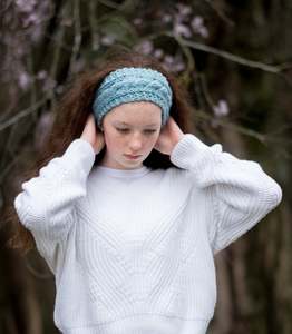 Patterns Pdf: 1 Ball Cabled Head Band Pattern Pdf  NZ-Knitted in 8ply or 10ply