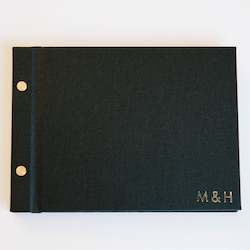 Guestbooks: Monogrammed Wedding Guestbook