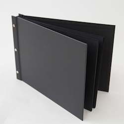 Guestbooks: Photo Booth Guestbook Album - Black Pages