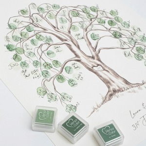 Willow Tree Fingerprint Wedding Guestbook (Digital Download)