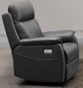 Roberto Thick Leather 1R – 1 Seater Recliner – Black – MyHome – Easy pay&hellip;