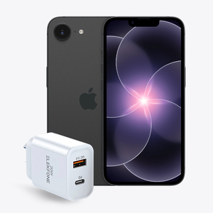 Products: Apple iPhone 17e 256GB – Black with ELEKFONE Wall Charger – MyHome – Easy pay, affordable homeware