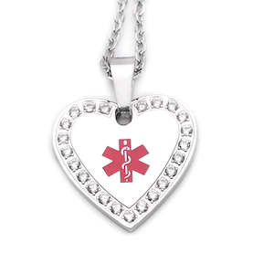 necklace: HeartShield Medical ID Necklace