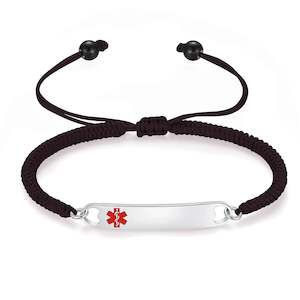 Braided Medical ID Bracelet