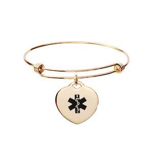 Harlow Medical ID Bracelet - GOLD