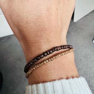 Bracelet Compatibles: Cocoa Handmade Beaded Bracelet