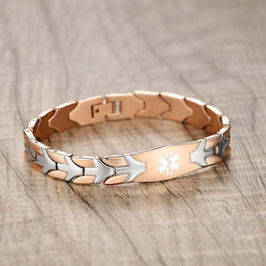 Rose Gold: Beverley Medical ID Bracelet