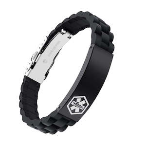 Silicone: Michael Medical ID Bracelet