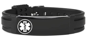 Silicone: Ethan Medical ID Bracelet