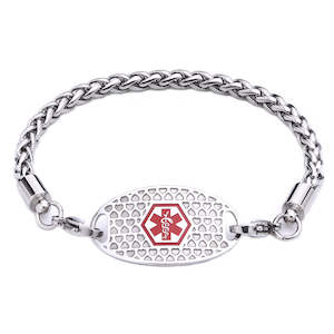 Aroha Medical ID Bracelet - STAINLESS