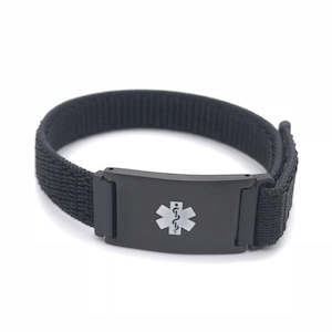 Whiti: Whiti Medical ID - Velcro BLACK
