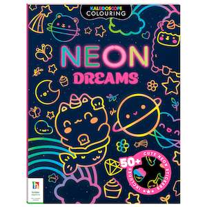 Unicorn: Kaleidoscope | Neon Dreams Colouring Book