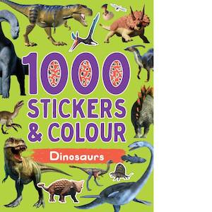 Dinosaur: 1000 Stickers and Colour Book | Dinosaurs