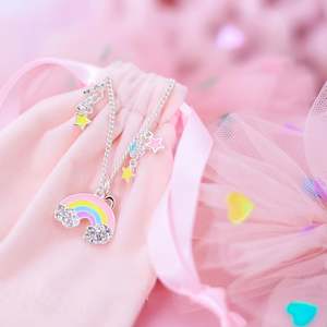 Hair And Makeup: Lauren Hinkley | Rainbow Necklace