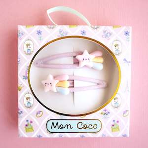 Hair And Makeup: Mon Coco | Rainbow Star Hair Clip