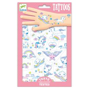 Unicorn: Djeco | Temporary Tattoos | Unicorn