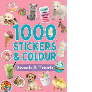 1000 Stickers and Colour Book | Sweets and Treats