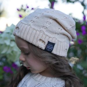 Little Renegade Company | Everest Beanie | Off White  *CLEARANCE ITEM *