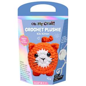 Art Craft: Hinkler | Oh My Craft | Crochet Plushie | Kiki Kitten