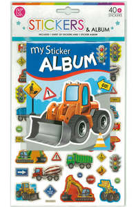 Art Craft: LK | My Sticker Album + Stickers | Diggers