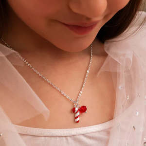 Lauren Hinkley | Red Candy Cane Necklace