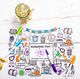 Washable Ramadan Colouring Silicone Placemat
