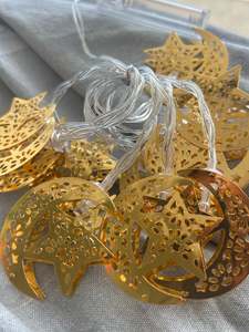 Ramadan Eid Decorations: Moon and Star LED Light