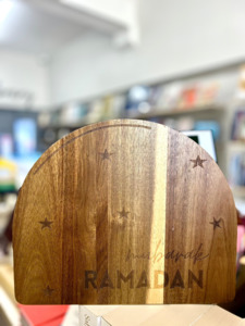 Ramadan Eid Decorations: Ramadan & Eid Double Sided Wooden Arch Platter