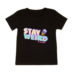 Under 15: MLW By Design - Stay Weird Tee | White or Black (CLEARANCE)