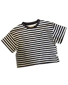 Breezy Co. - Striped Tee | Chocolate