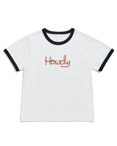 MLW By Design - Howdy Black/White Ringer Tee