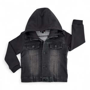 LiL'G & Co. - Stretch Denim Jacket | Black