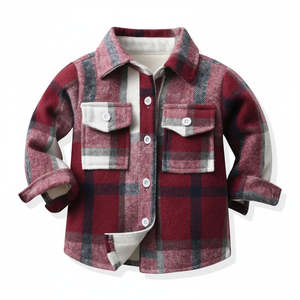 Fleece Lined Shacket | Burgundy