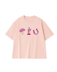 MLW By Design - Cowgirl Blush Slouch Tee
