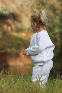 All Fenix - Mini Waves Track Pant | White Marle