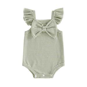 New Arrivals: Piper Summer Bow Romper | Green