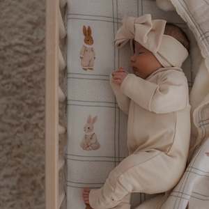 Nursery Accessories: Pop Ya Tot - Fitted Cot Sheet | Little Cottontail