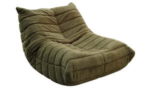 Chairs: Felix Foam Lounger Chair - Green