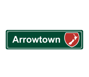 Arrowtown Hanging Metal Sign