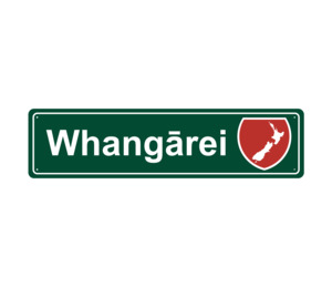 Whangārei Hanging Metal Sign