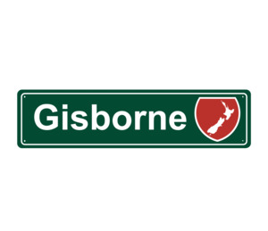 Native All: Gisborne Hanging Metal Sign