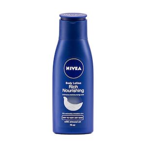 Face & Body: Nivea Body Lotion Rich Moisturising 75ml