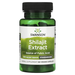 Minerals: Swanson | Shilajit Extract Standardised 400mg