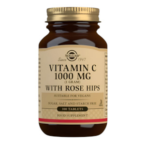 Solgar: Vitamin C 1000 mg with Rose Hips Tablets