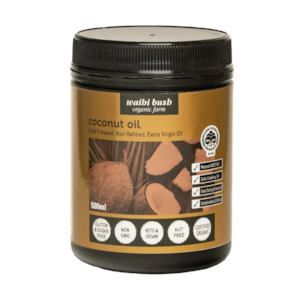 Waihi Bush Organics | Organic Extra Virgin Coconut Oil